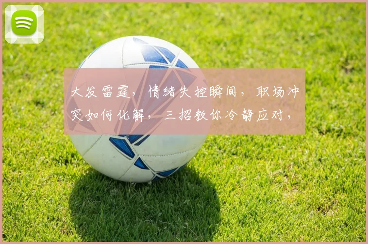大发雷霆，情绪失控瞬间，职场冲突如何化解，三招教你冷静应对，避免职场危机。